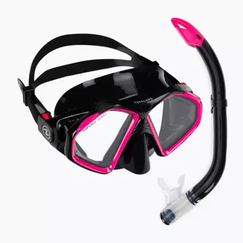 Aqualung maska+fajka Hawkeye Combo SC3970102 black-pink S