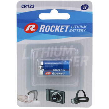 Bateria Litowa Rocket CR123 3V