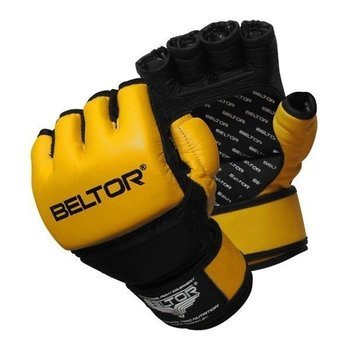 Beltor rękawice MMA One żółto-czarne