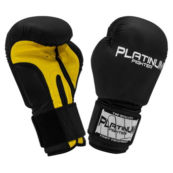 Beltor rękawice boks Spartacus czarny-żółty
