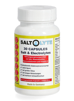 Elektrolityczne kapsułki Saltolyte - 30szt - Bezsmakowe