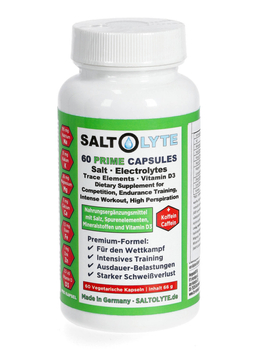 Elektrolityczne kapsułki Saltolyte Prime - 60szt - Bezsmakowe