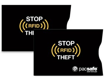 Etui na karty zbliżeniowe - Blokada RFID - 2 sztuki