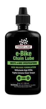 Olej Finish Line do łańcuchów do rowerów E-bike 120ml butelka plastikowa