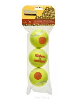 Piłki do tenisa ziemnego Wilson Minions Stage 2 tball yellow WR8202601001 3szt