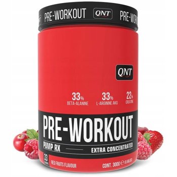 Proszek przedtreningowy QNT Pre-Workout 300 g czerwone owoce