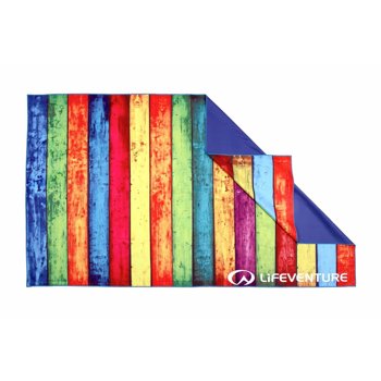Ręcznik szybkoschnący Lifeventure SoftFibre Striped Planks 150x90 cm
