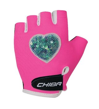 Rękawiczki CHIBA Cool Kids różowe serce