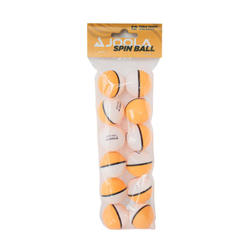 Piłeczki do tenisa stołowego Joola Spin Ball pomarańczowo-białe 42185 - 12szt