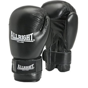 Rękawice bokserskie Allright Professional skóra naturalna czarny 2206