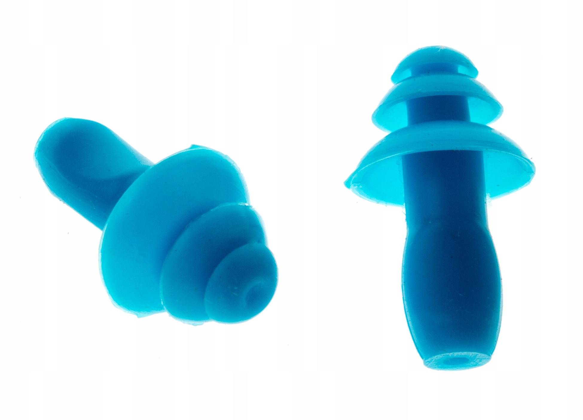 Zatyczki do uszu+pasek Vivo silikon-PVC B-2001 jasnoniebieskie