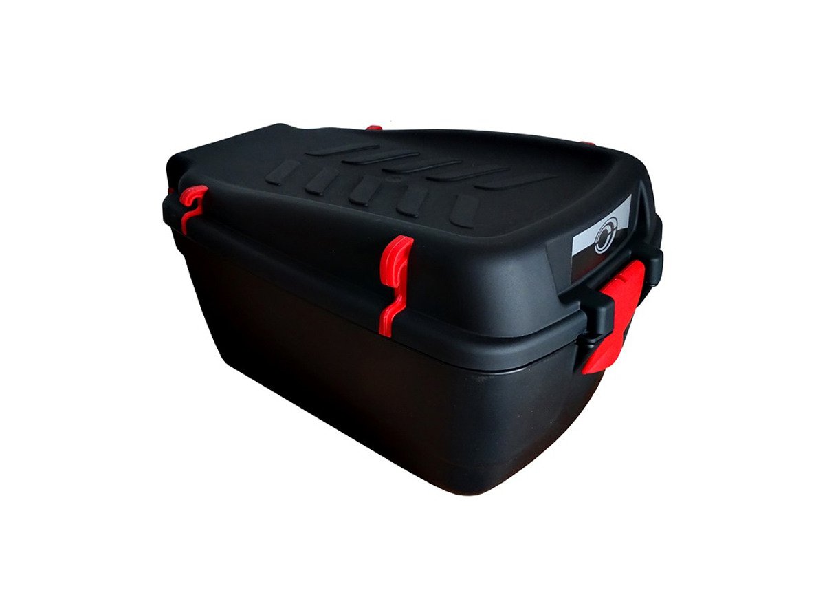 Cargo - Mały kufer na bagażnik - Czarno-Czerwony