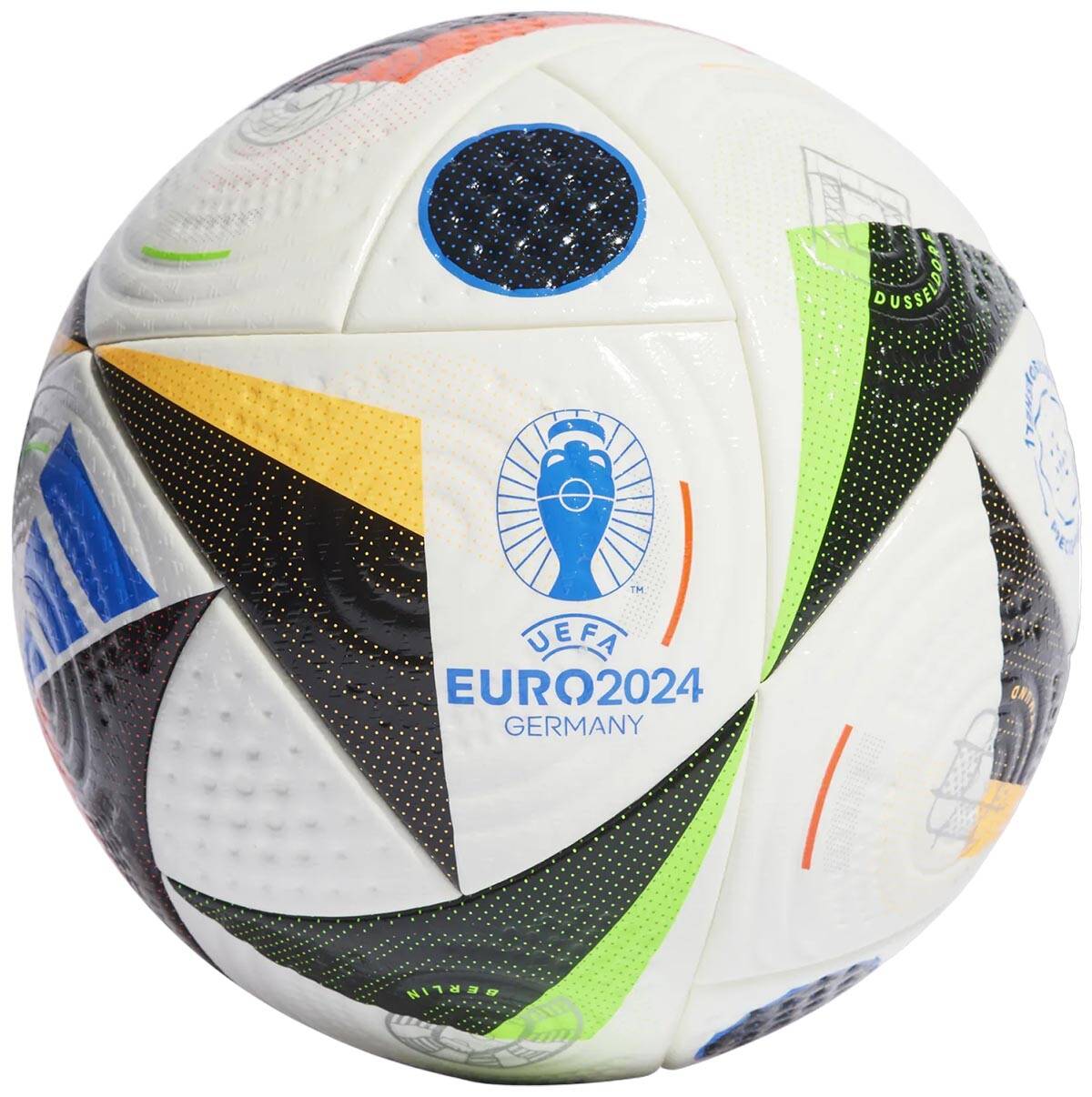 Meczowa piłka nożna Adidas Euro24 Fussballiebe Pro IQ3682 - r.5