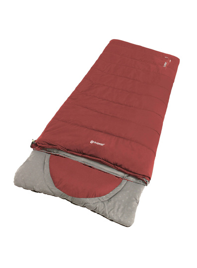 Śpiwór syntetyczny Outwell Contour Lux (190 cm) - red LZ