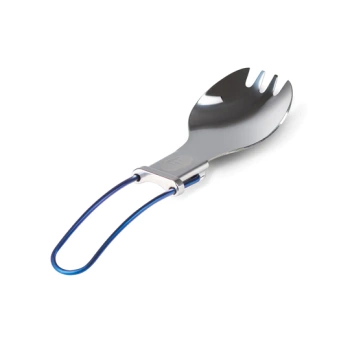 Składany spork turystyczny GSI Outdoors Glacier Folding Spork - niebieski