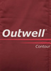 Śpiwór dla dziecka Outwell Contour Junior (140 cm) - red/grey