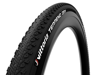 Opona gravel Vittoria Terreno Dry 700x35C, czarna, zwijana
