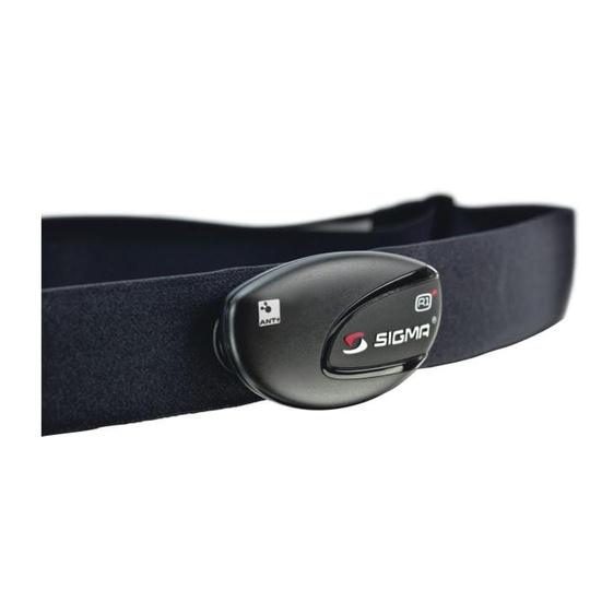 Czujnik EKG z paskiem Sigma ROX 10 ANT+20505