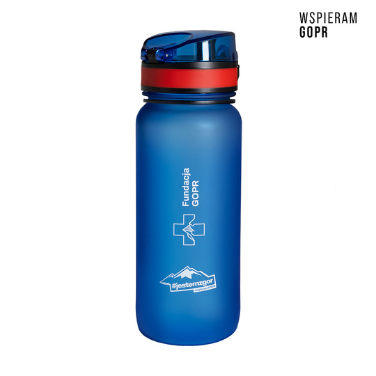 Butelka trytanowa Alpinus Trysil GOPR 650 ml Niebieska