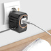 Adapter podróżny Maclean MCE238N, 2xUSB A + USB-C PD 20W, Quick Charge, 200 krajów świata
