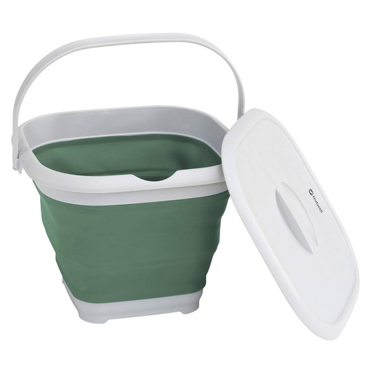 Wiadro Outwell Collaps Bucket Square w/lid - shadow green