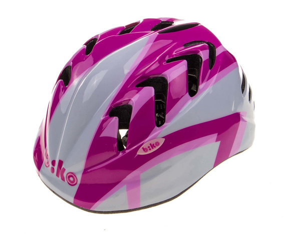 Kask Biko KID PRO biało-różowy HM-BI206-1 