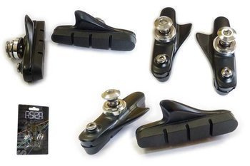 Klocki do hamulców szosowych ZEiT Z-418 wymienne okładziny, korpus czarny