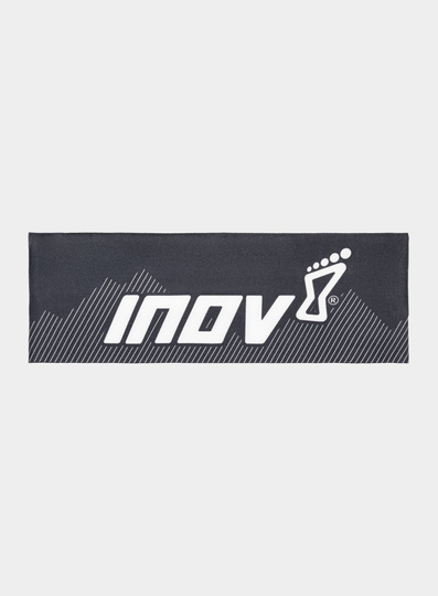 Opaska inov-8 Race Elite Headband. Czarno-biała.