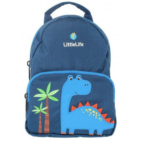 Plecak dziecięcy LittleLife Friendly Faces - Dinozaur z plamą na logo