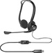Słuchawki z mikrofonem Logitech OEM PC 960 czarne