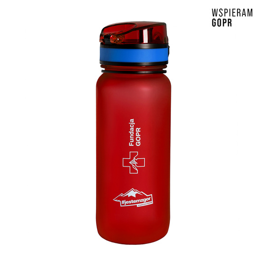 Butelka trytanowa Alpinus Trysil GOPR 650 ml Czerwona