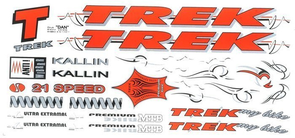 Kalkomania KR-4 TREK komplet