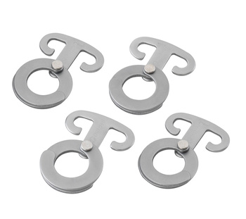 Zawieszki Outwell Accessory Hooks 4 pcs - Srebrne