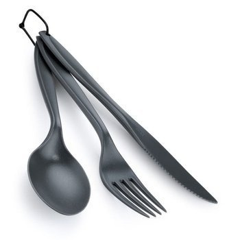 Zestaw sztućców turystycznych GSI RING CUTLERY SET szary