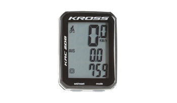Licznik rowerowy Kross KRC 208 8-funkcji, przewodowy