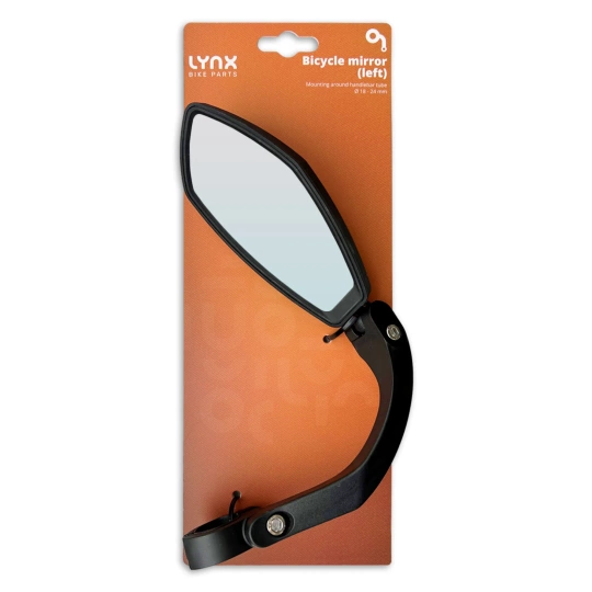 Regulowane lusterko rowerowe LYNX (lewe) 