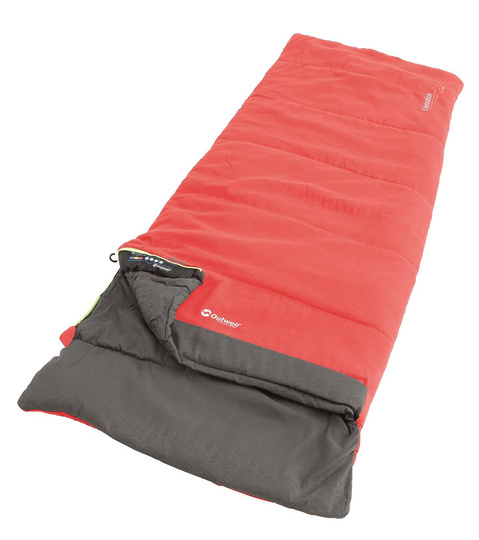 Śpiwór syntetyczny Outwell Celebration Lux (195 cm) - red