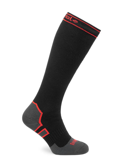 Skarpety wodooszczelne Bridgedale StormSock Heavy Knee - black/red