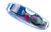 Okulary do pływania Vivo Junior B-0123 zielono-różowe