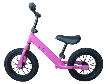 Rowerek biegowy Vivo VS300 12" pompowane koła pink
