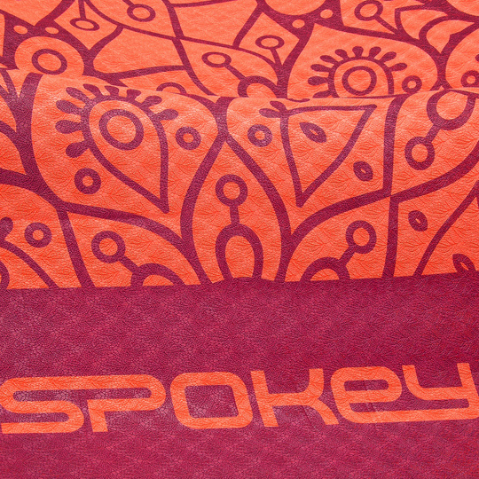 Mata do Jogi Spokey Mandala pomarańczowo-różowa