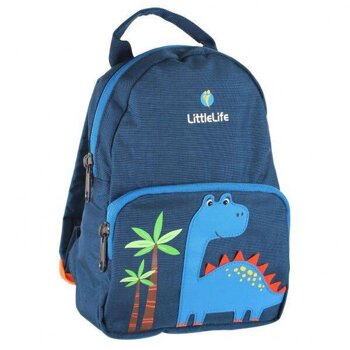 Plecak dziecięcy LittleLife Friendly Faces - Dinozaur z plamą na logo