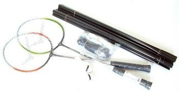 Zestaw badminton ALLRIGHT 2 rakietki+siatka+słupki