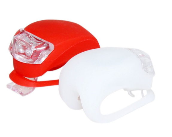 Zestaw lamp Vivo HL-PR015 silikon, 2-super Led przód +tył 