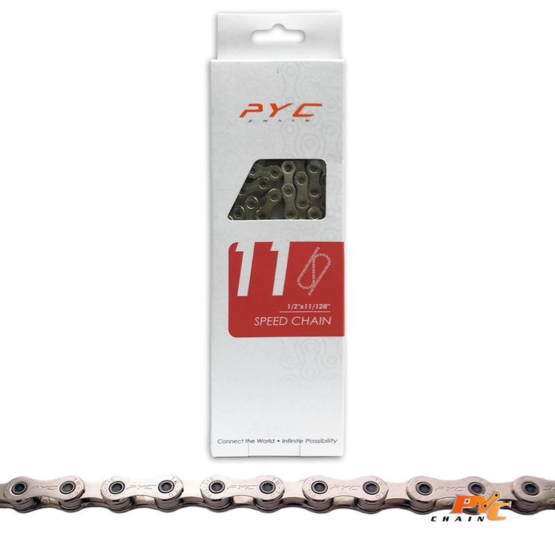 Łańcuch PYC 116 ogniw 11-rzęd + pin