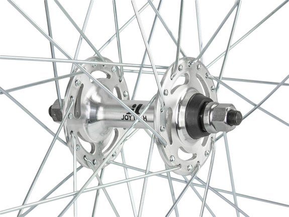 Koło przód 28" srebrne piasta JY-565 -OSTRE KOŁO-