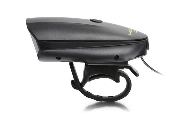 Lampka 250 lm + klakson HORNIT 120db czarny 54832676