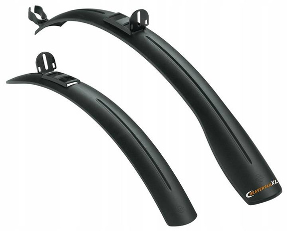 Błotniki SKS BEAVERTAIL XL 26"-28" czarne zestaw 10101