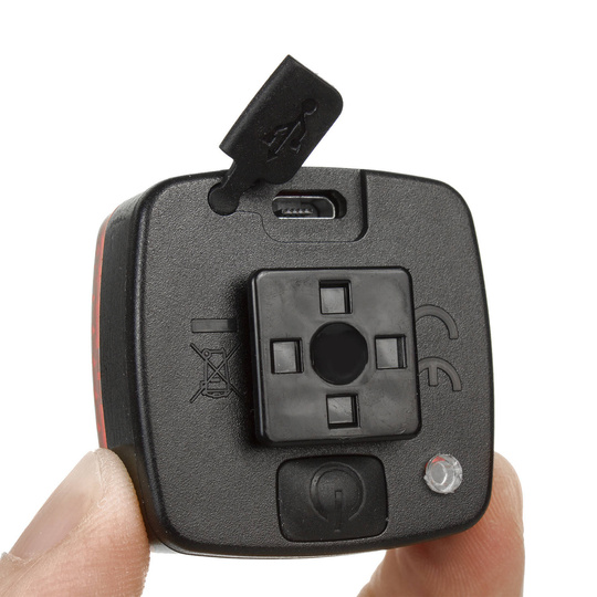 Lampka rowerowa tylna USB AUTO STOP Maclean Energy MCE355 COB LED 450mAh