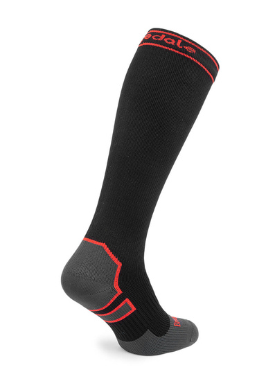 Skarpety wodooszczelne Bridgedale StormSock Heavy Knee - black/red